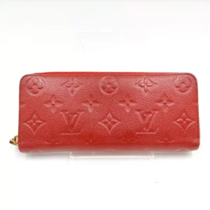 Vintage Louis Vuitton Long Wallet Monogram Empreinte, Red