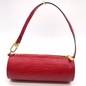 Vintage Louis Vuitton Epi Castilian Soufflo Bag Pouch, red