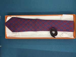 Hermes Silk Tie
